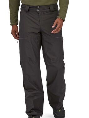 Men's Black Patagonia Powder Town Pants Medium